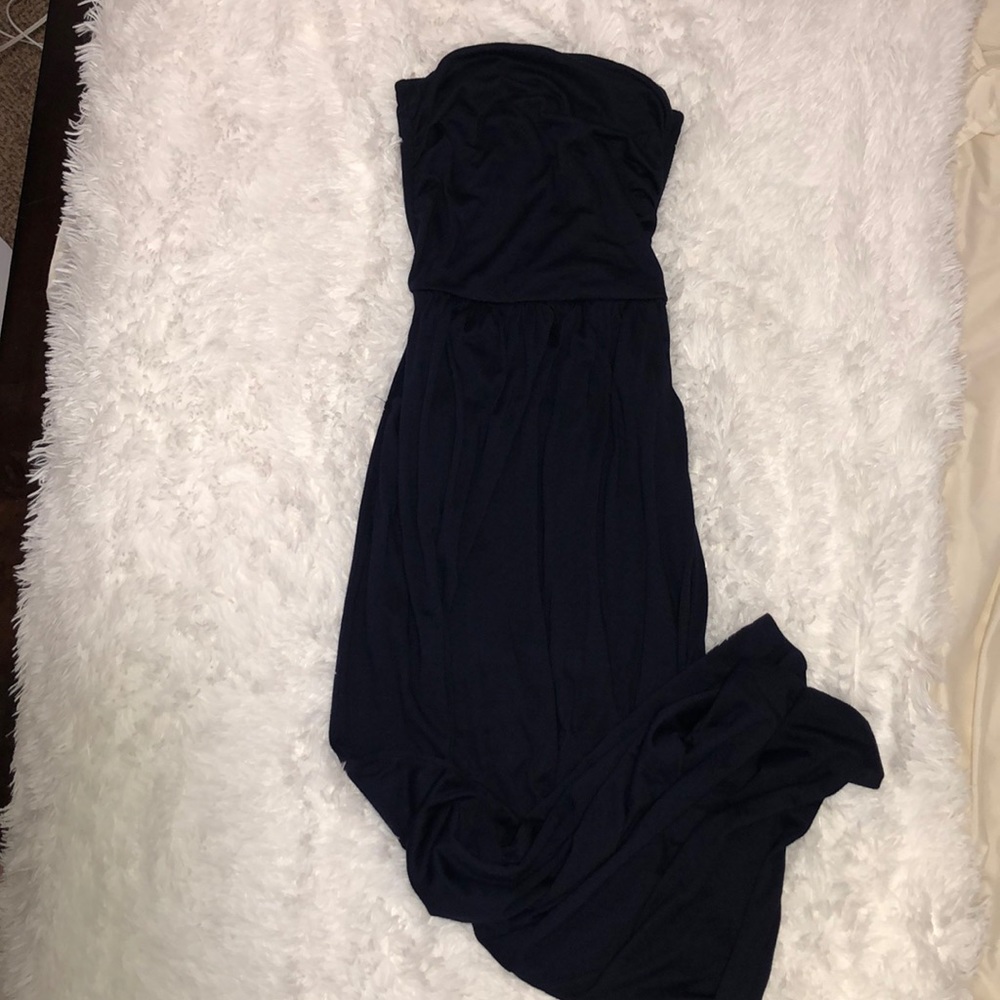 blue maxi dress